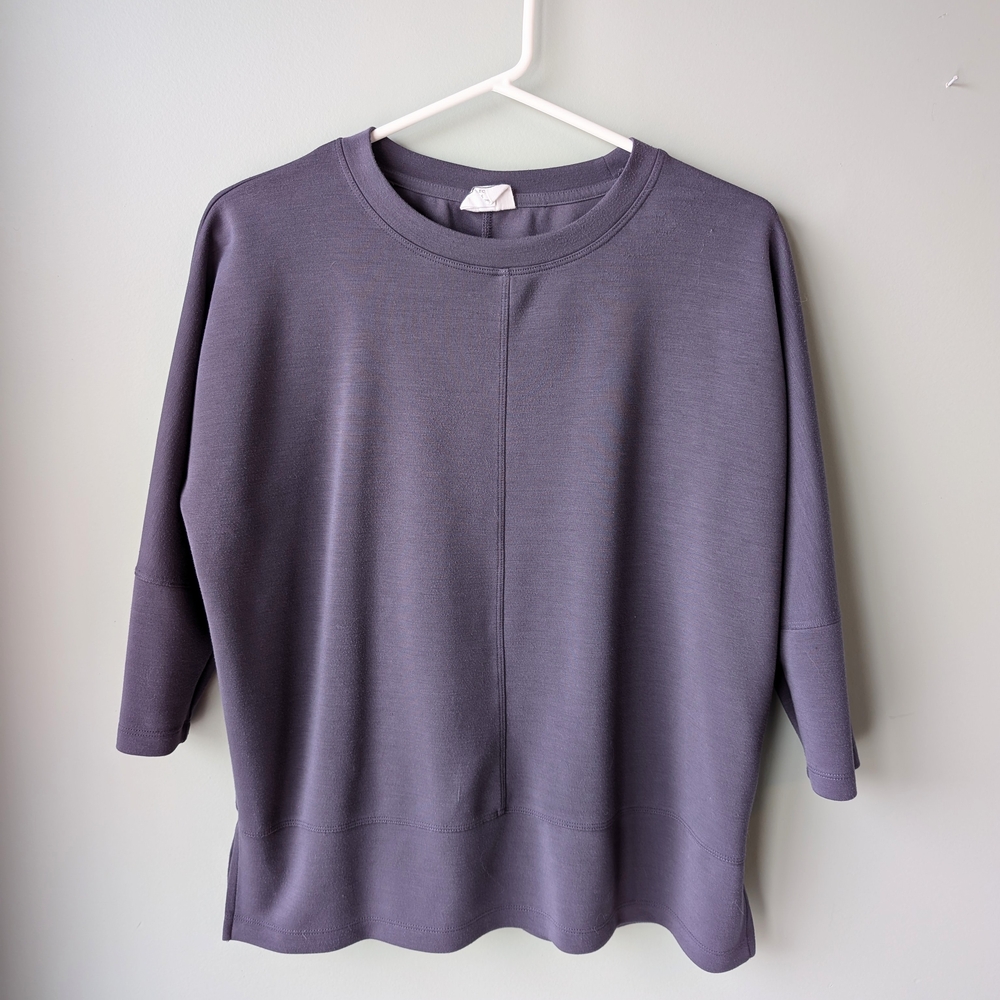 Sage Purple Crewneck Tee